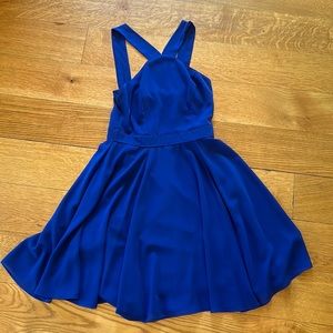 Blue Lulus Cross dress